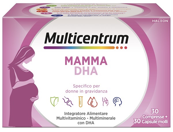 MULTICENTRUM MAMMA DHA 30 COMPRESSE + 30 CAPSULE - Angeli Pharm