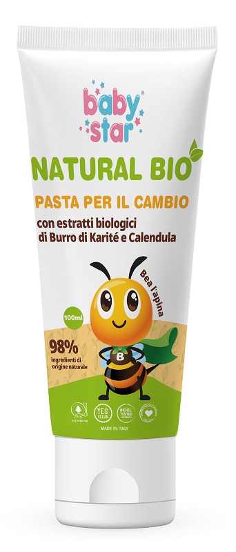 BABYSTAR PASTA CAMBIO PROTETTIVA NATURAL BIO 100 ML - Angeli Pharm