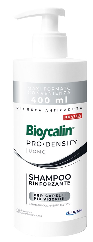 BIOSCALIN PRO DENSITY UOMO SHAMPOO RINFORZANTE 400 ML - Angeli Pharm