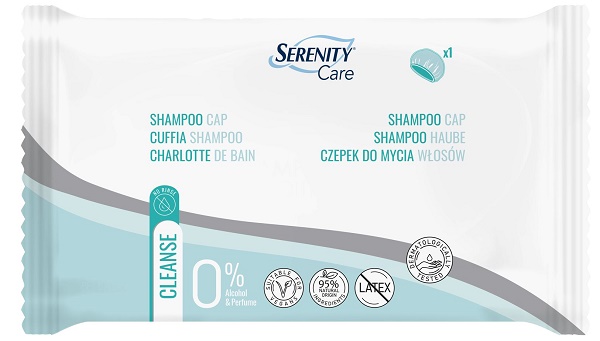 SERENITY CARE CUFFIA SHAMPOO CAPELLI ADATTA A PERSONE CON RIDOTTA MOBILITA' - Angeli Pharm