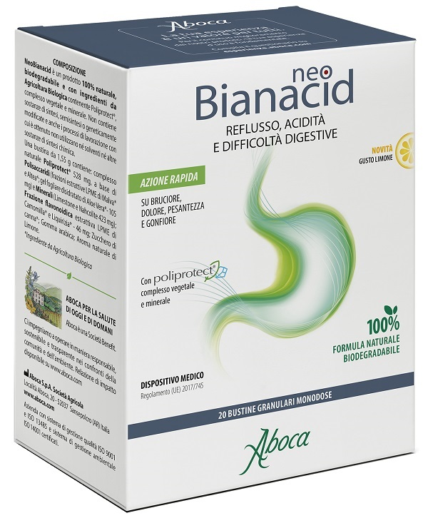 NEOBIANACID 20 BUSTINE LIMONE - Angeli Pharm